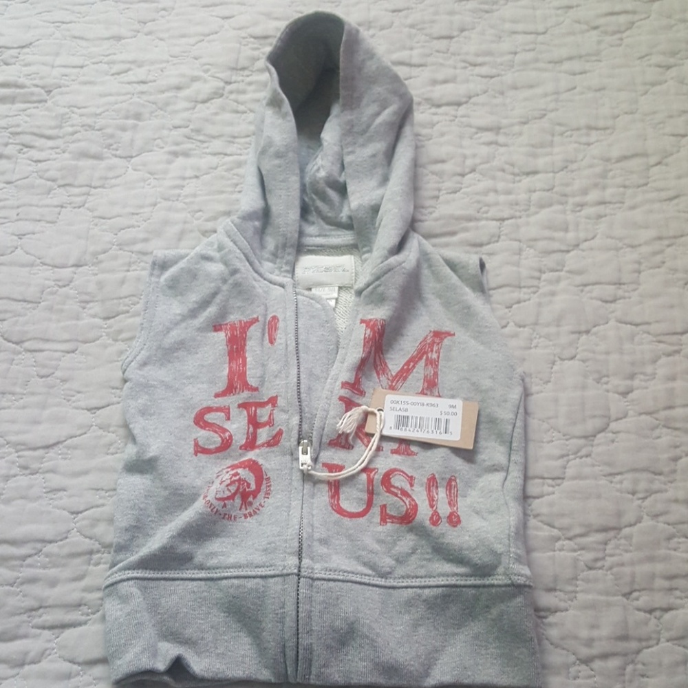Baby boy vest by Diesel.